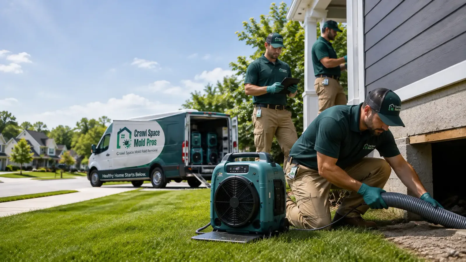 Crawl Space Mold Removal in Hendricks, MN
